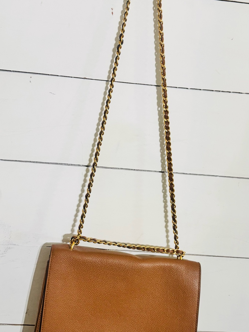 Tory Burch Britten Shoulder Bag in Brown